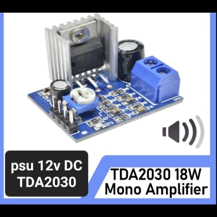 kit pcb power amplifier mono tda utc 2030 tda2030 utc2030