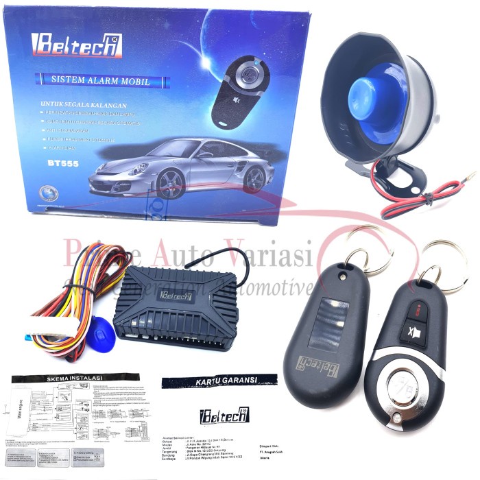 ALARM MOBIL Beltech BT555 - ALARM MOBIL AVANZA - ALARM MOBIL TUK TUK terlaris