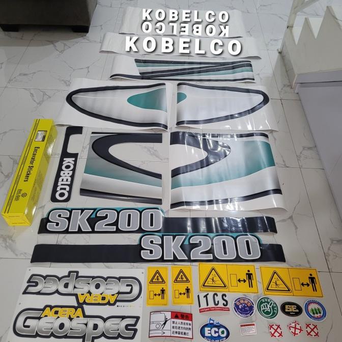 Sticker Kobelco SK 200-8, Sk200-7