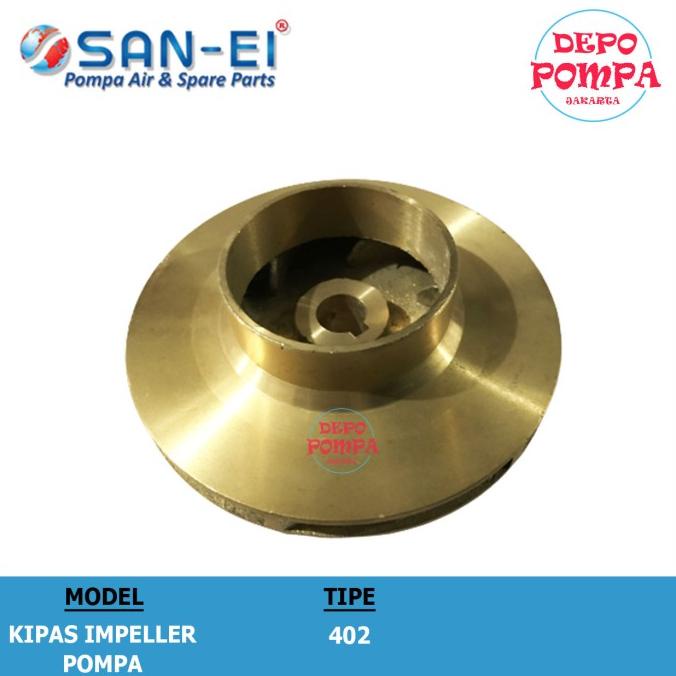 Kipas Impeller 402 / Impeller Kuningan / Impeller Pompa Irigasi