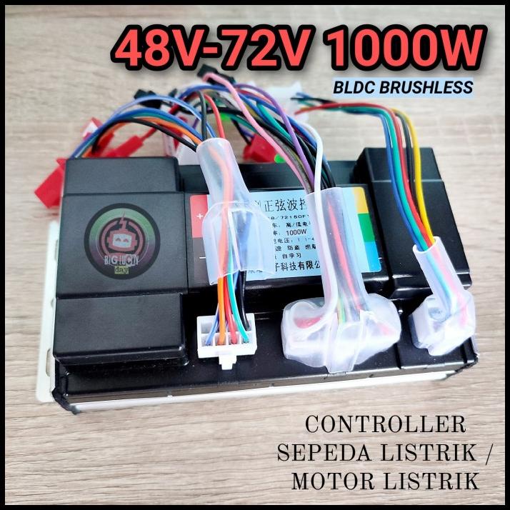 CONTROLLER SEPEDA LISTRIK / MOTOR LISTRIK 48V-72V 1000W BLDC BRUSHLESS