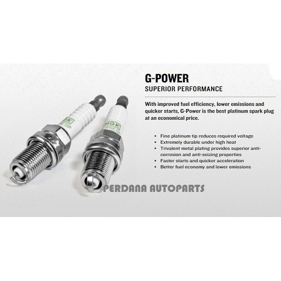 Busi Suzuki Karimun Wagon, New Swift, Ertiga - NGK G-Power Platinum star nice