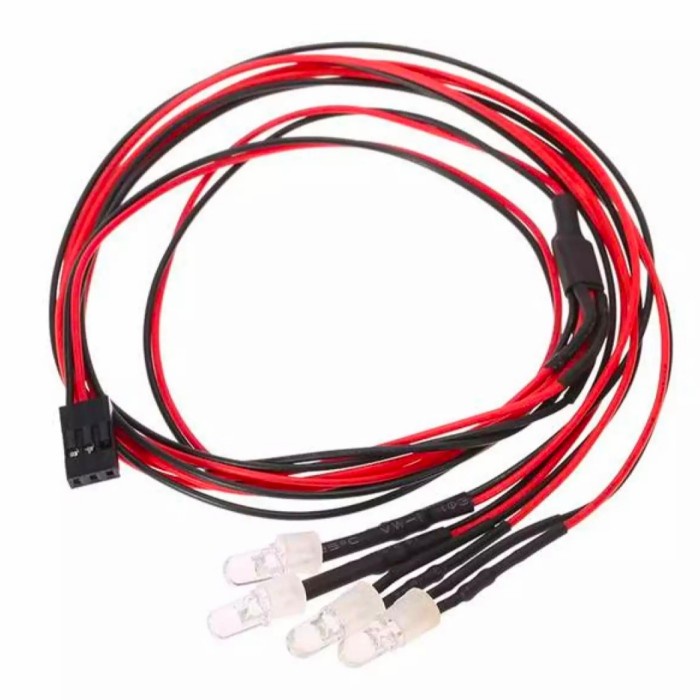 HOT SALE SET LAMPU LED RC PLUS MODUL RC MN WPL 1:10 TERLARIS