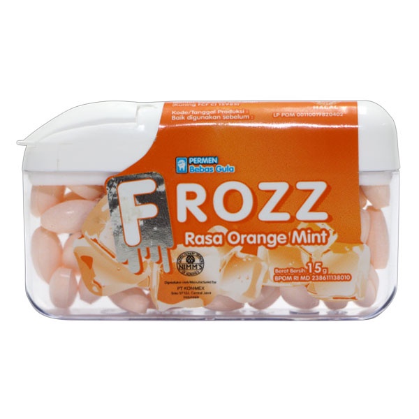 

FROZZ PERMEN MINT ORANGE 15 GR