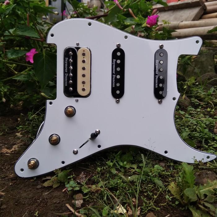 Loaded Pickup Gitar Seymour Duncan HSS SH-4 SSL-1 Suhr Wiring Mod Stra