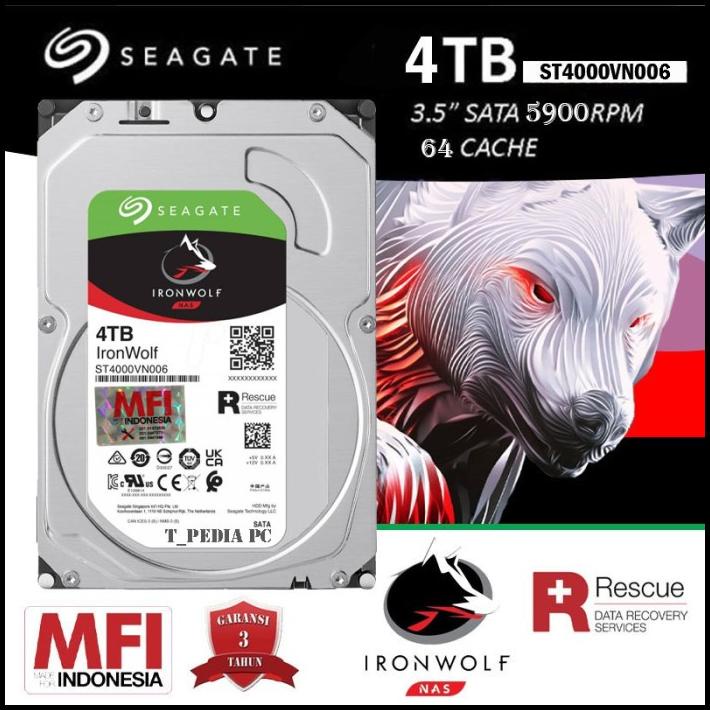 Best Product Seagate 4Tb Ironwolf 3.5"