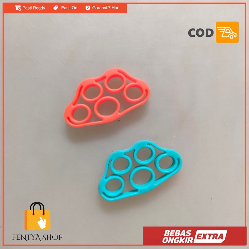 silicone finger resistance band latihan jari tangan alat senam jari