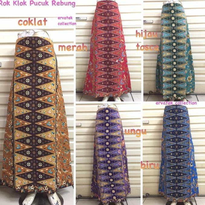 Rok Klok Tumpal Betawi RK003 | Bawahan Batik Betawi Pucuk Rebung