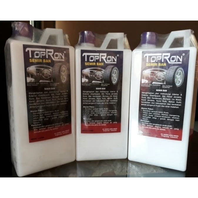 garansi semir ban / pembersih interior & eksterior mobil / motor merk topron viviaja8781