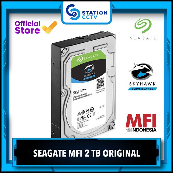 Best Product Harddisk Seagate Skyhawk 2 Tb Mfi / Hdd Cctv Original Garansi 3 Tahun