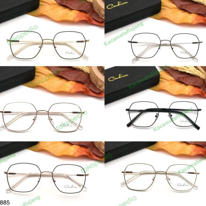 kacamata wanita frame kacamata minus Anti uv kacamata baca besi