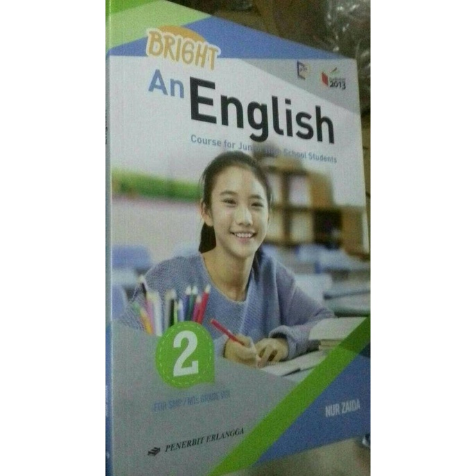 Buku Bahasa Inggris SMP Kelas 2 - Bright English - Erlangga