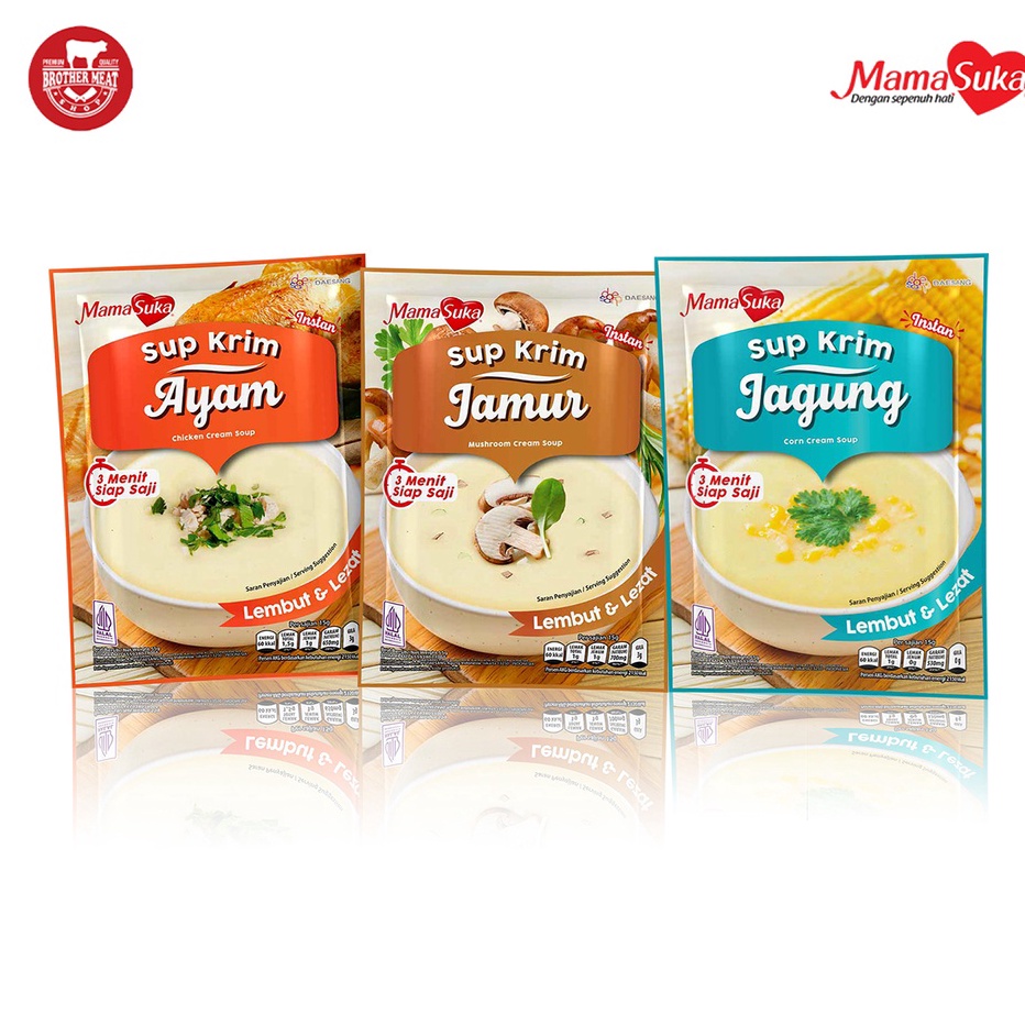 

Serba Murah MamaSuka Sup Krim 55gr, Bumbu Masak Instant Halal