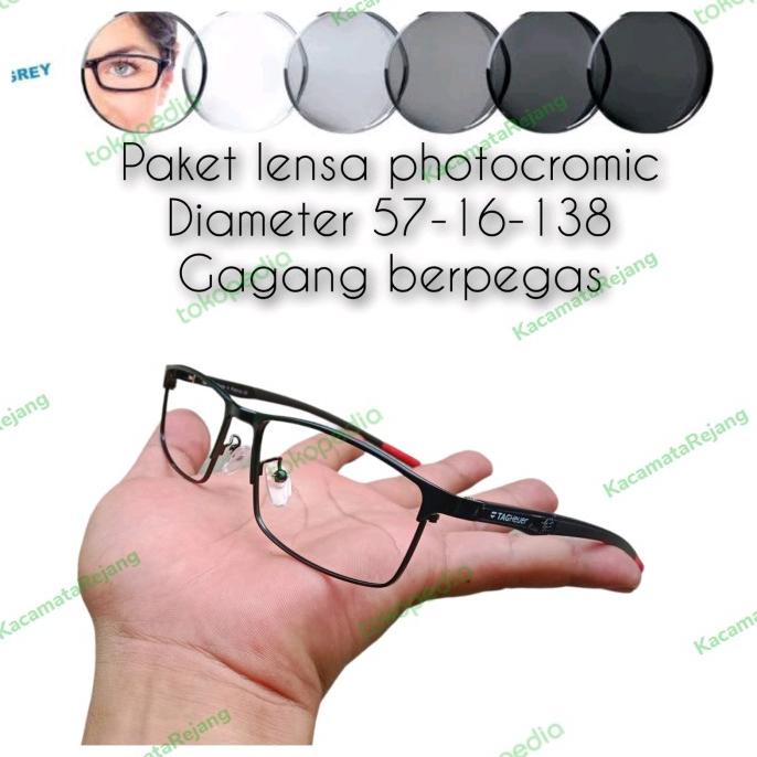 kacamata Afgan frame kacamata paket lensa Photocromic