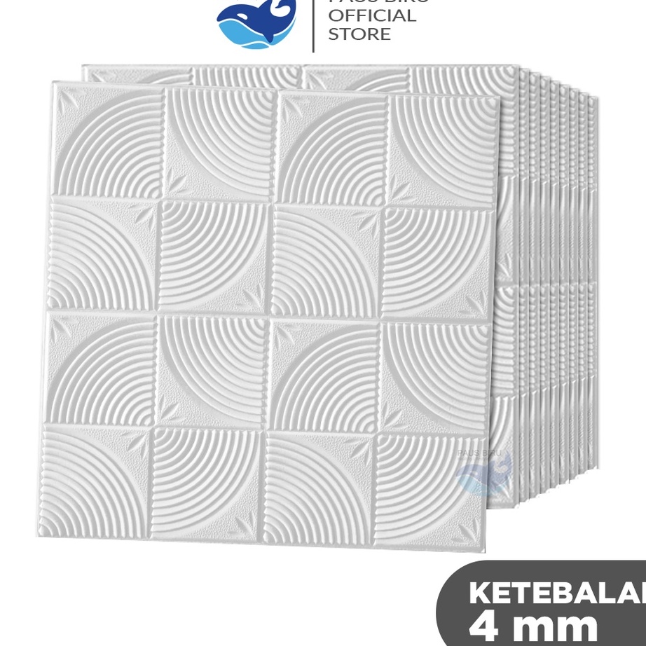 ➦➮✶✺ Paus Biru - Wallpaper 3D FOAM / Wallpaper Dinding 3D Motif Foam Batiky/Wallfoam Batik 4MM Hot Sale
