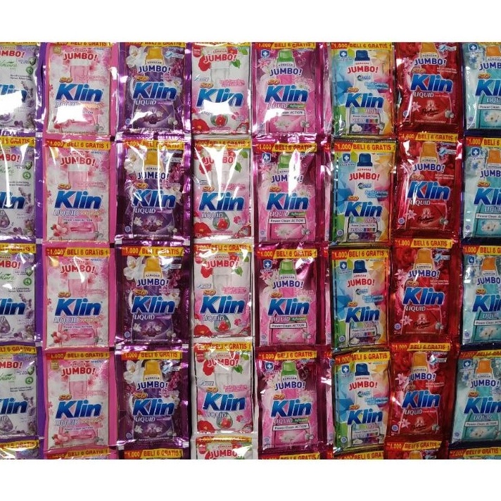 ➝↑❁⁂ SOKLIN CAIR LIQUID JUMBO | 1 RENCENG ISI 7 SACHET | SOKLIN LIQUID RENCENG VIRAL | SOKLIN RENCEN
