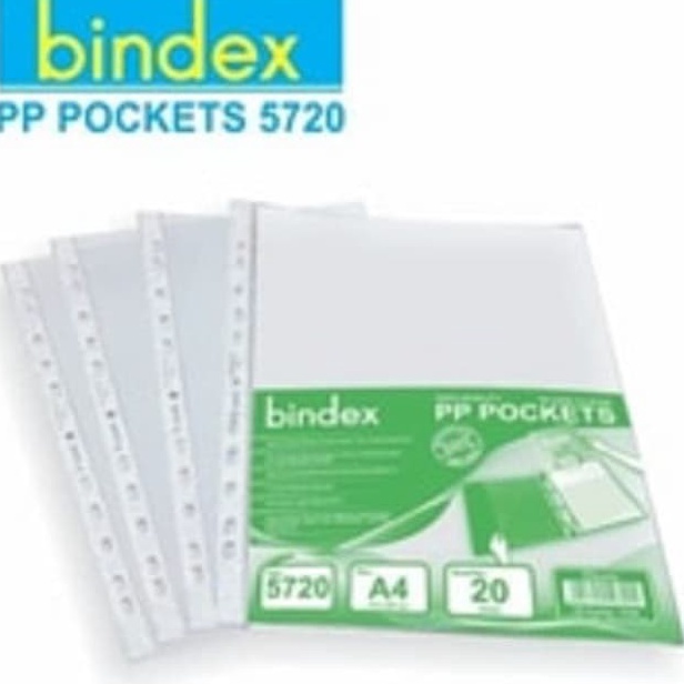 

(J14➛/G♥> PP POCKET / PLASTIK POCKET A4 BINDEX BAMBI 5720- kekiniaan.!