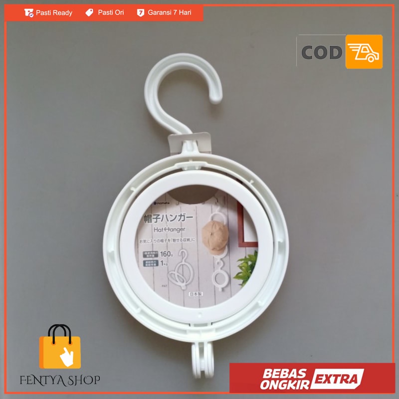 inomata japan brand hat hanger gantungan topi syal