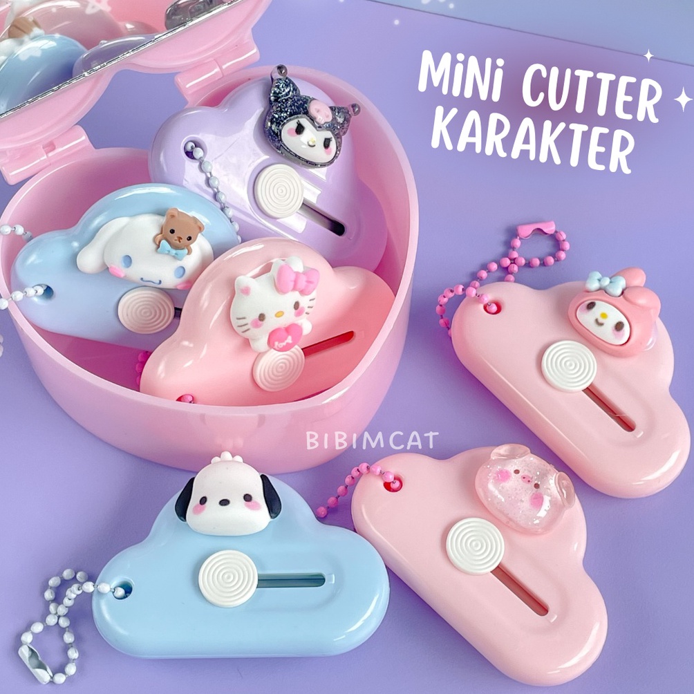

TBIOV Mini Cutter Bentuk Awan Karakter Lucu Readystock