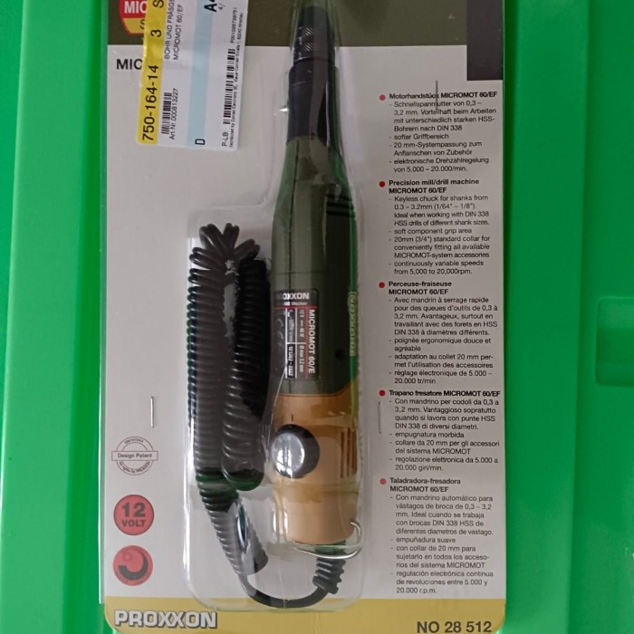 

Proxxon Bohr und Frsgert Proxxon MICROMOT 60 EF ORIGINAL GERMANY