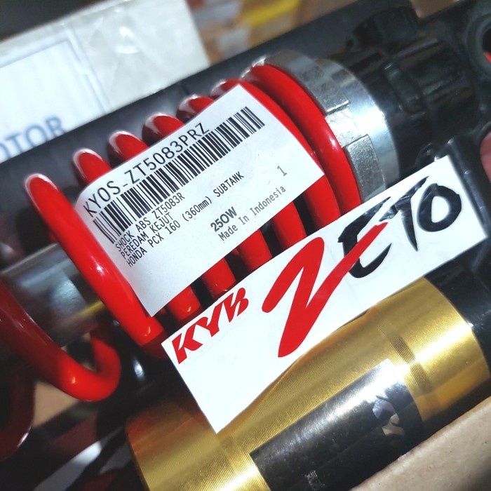 ShockBreaker Belakang KYOS-ZT5083PRZ PCX 160 360mm SUBTANK Kayaba Zeto terlaris