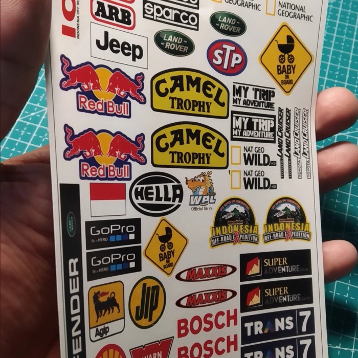 stiker rc adventure offroad mn / wpl / rgt