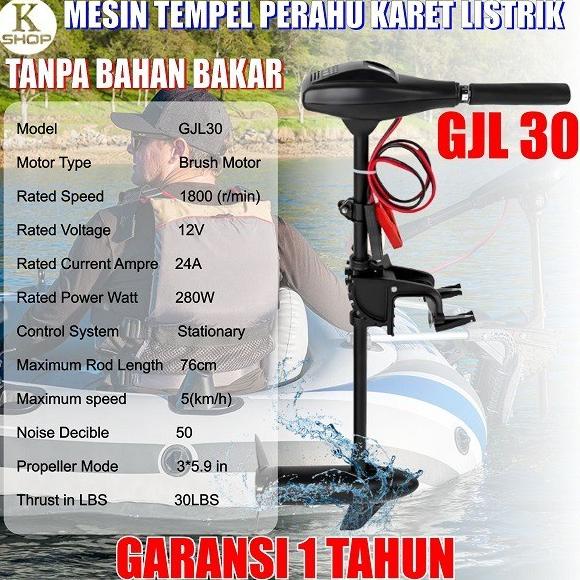 Electric Outboard Motor / Mesin Tempel Elektrik / Mesin Tempel Perahu
