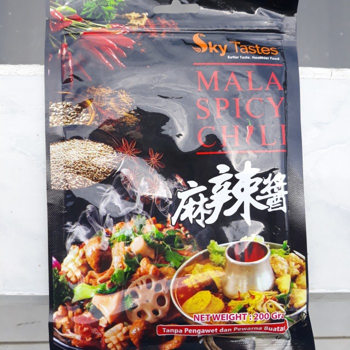 

Sky Tastes Bumbu Mala Spicy Chilli Vegan & Vegetarian