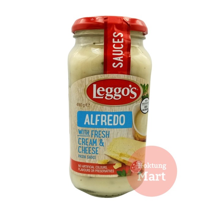 

Leggos Alfredo Pasta Sauce/Bumbu Pasta Alfredo 490Gr