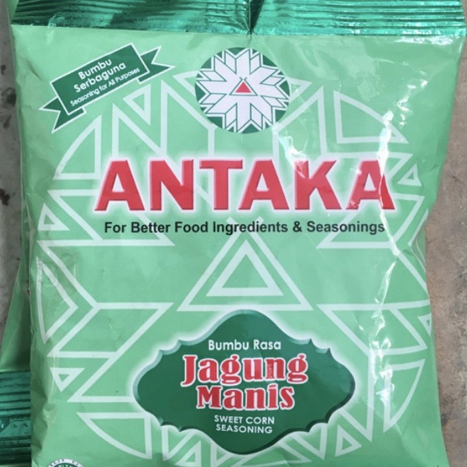 

Bumbu Antaka Rasa Jagung Manis 1 Renceng Isi 10 Pcs 100Gr