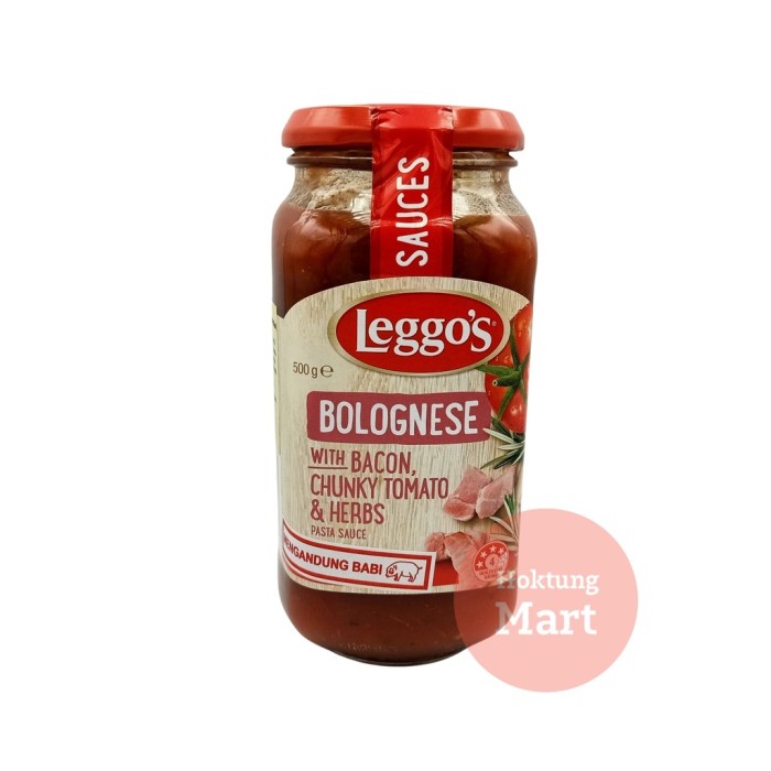 

Leggos Bolognese With Bacon Pasta Sauce/Bumbu Bolones 500Gr