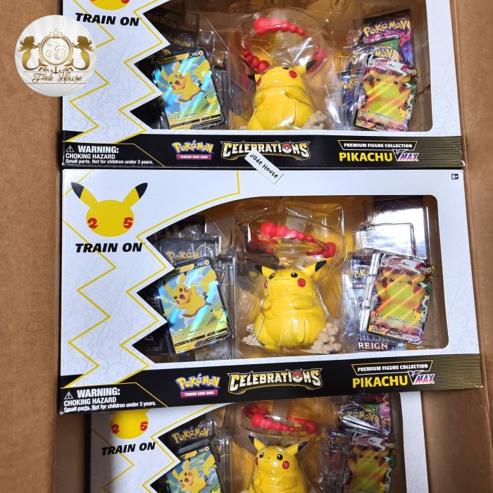 Pokemon Tcg Celebrations Pikachu Vmax Premium Figure Collection