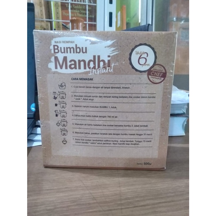 

Nasi Rempah Bumbu Madhi Dan Maqluba Instan 500 Gram Sahla