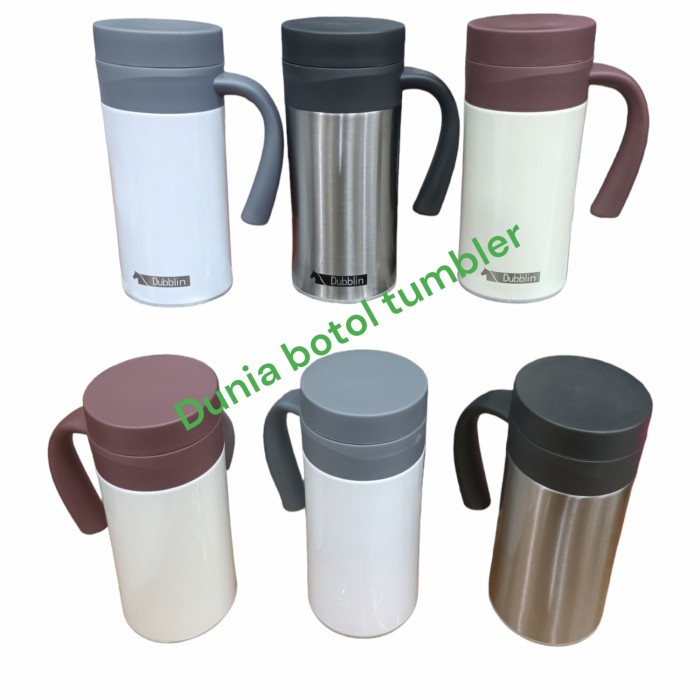 Termos Cangkir Mug Kopi Dubblin 400Ml Tahan Panas