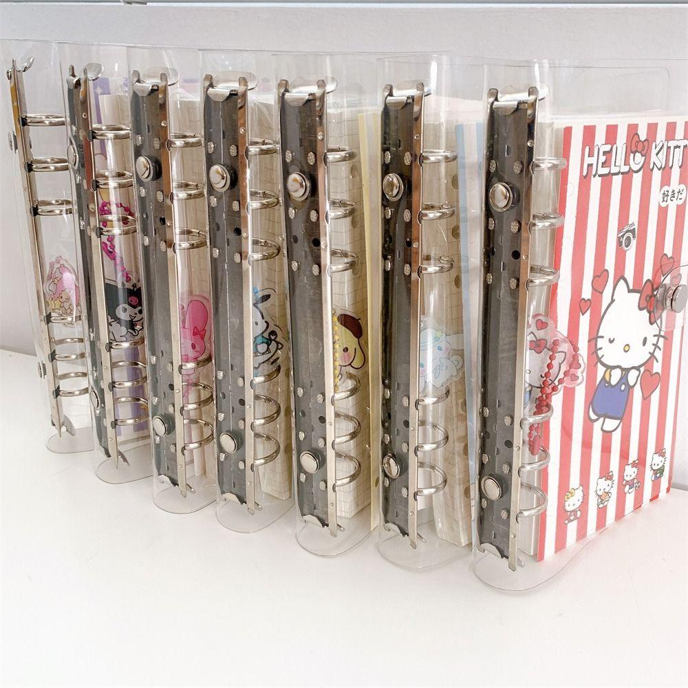 

Isita1 Binder Notebook Transparan 6cincin Kuro Planner Book Cinnamoroll Dengan Liontin Spiral Note