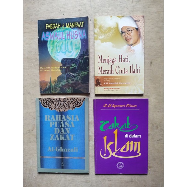 Buku Agama Islam, Faedah & Manfaat USMAUL HUSNA, Menjaga Hati, Meraih Cinta Illahi, RAHASIA PUASA DA