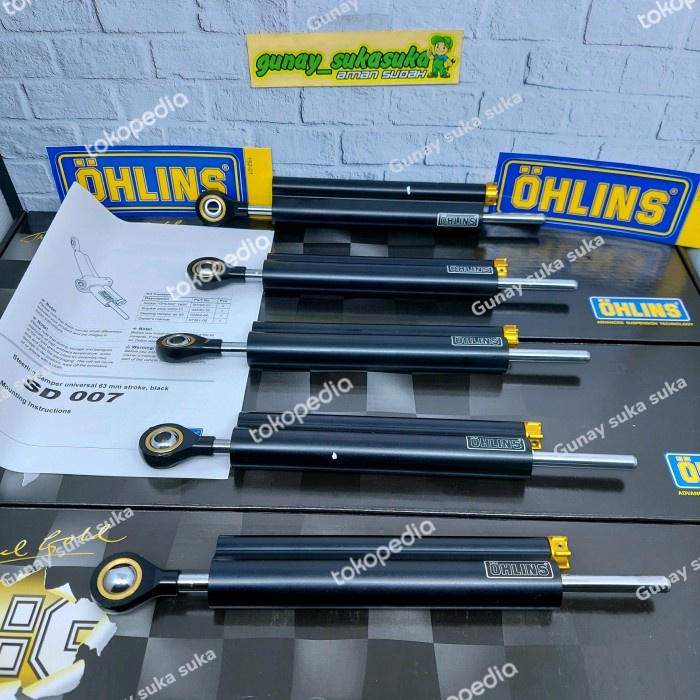 Stabilizer Stang - Steering Damper Ohlins Sd 007 Black Original