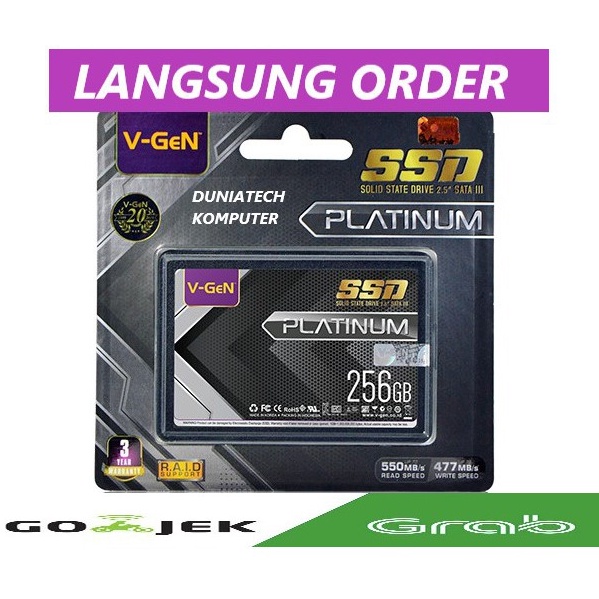 Terupdate SSD 256GB V-GeN SATA 3 | SSD Laptop Komputer VGeN 256 GB SATA III