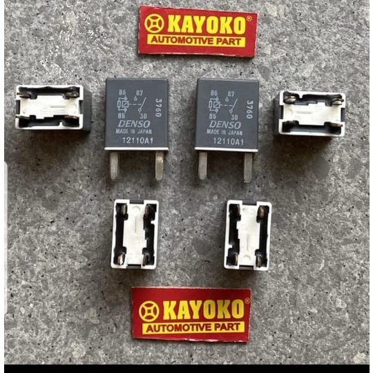 RELAY DENSO GENUINE PARTS RELAY KAKI 4 DENSO 7181-8374 terbaik