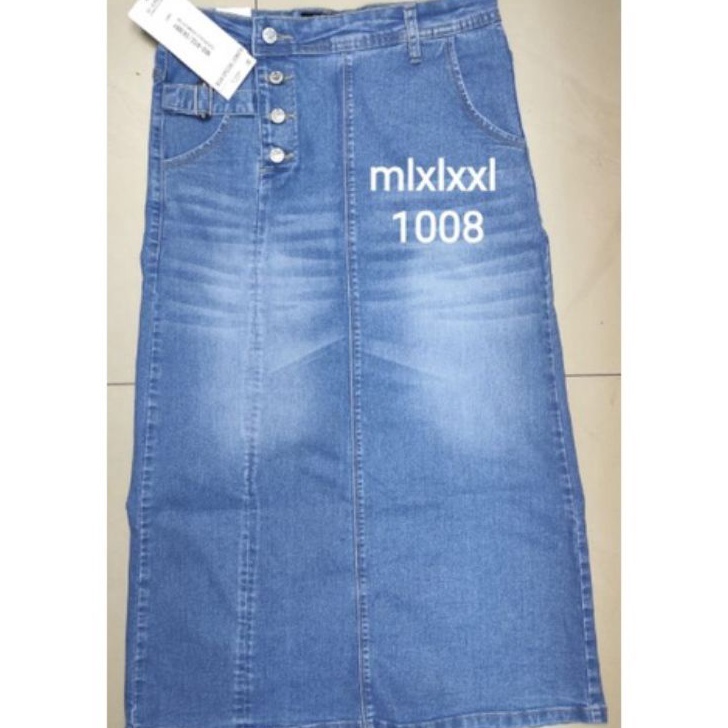 Model Baru COD // ROK JEANS TERBARU 2022 // ROK JEANS MAXI // ROK DENIM WANITA // JUMBO