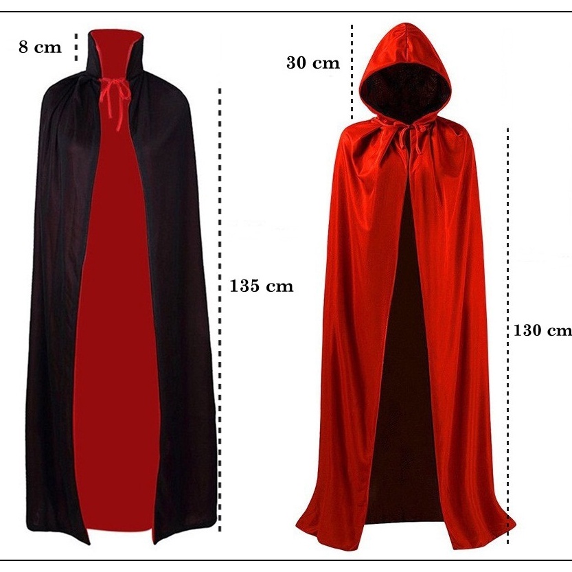 Best Seller.. Jubah cosplay halloween dracula / vampire / death / witch / costume cosplay