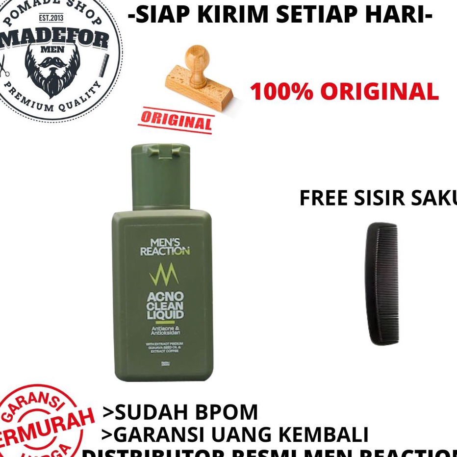 Best Terlaris MENS REACTION ACNO CLEAN OUT SABUN MUKA CAIR PENGHILANG JERAWAT Terkini