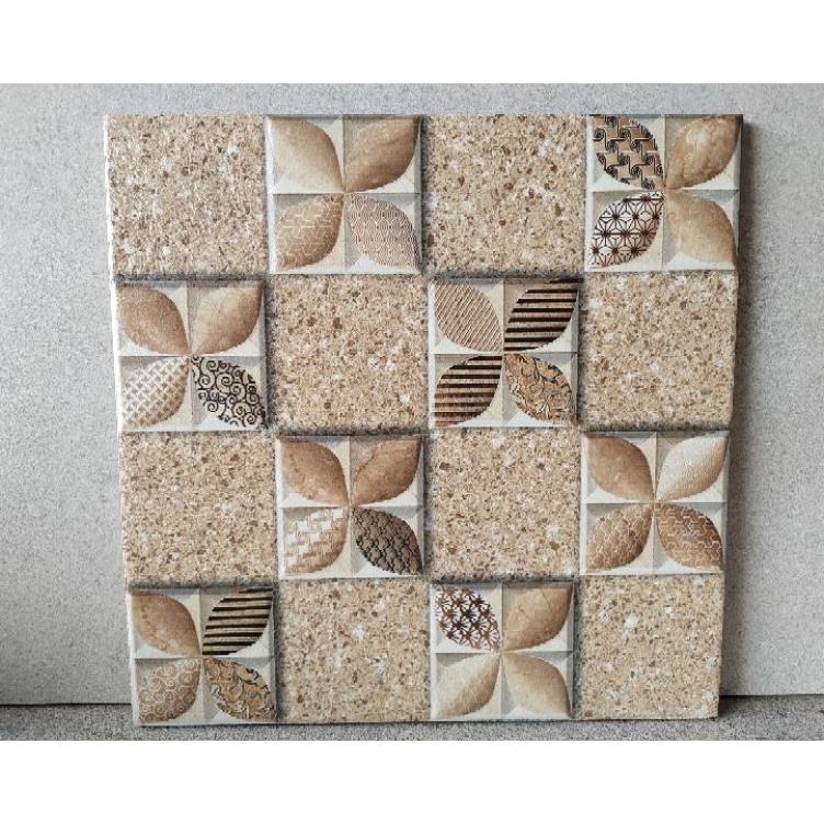 ▼Jur Keramik 30x30 MOTIF BUNGA MATT KASAR BINTIK TERAS KASAR i Murah ✎.