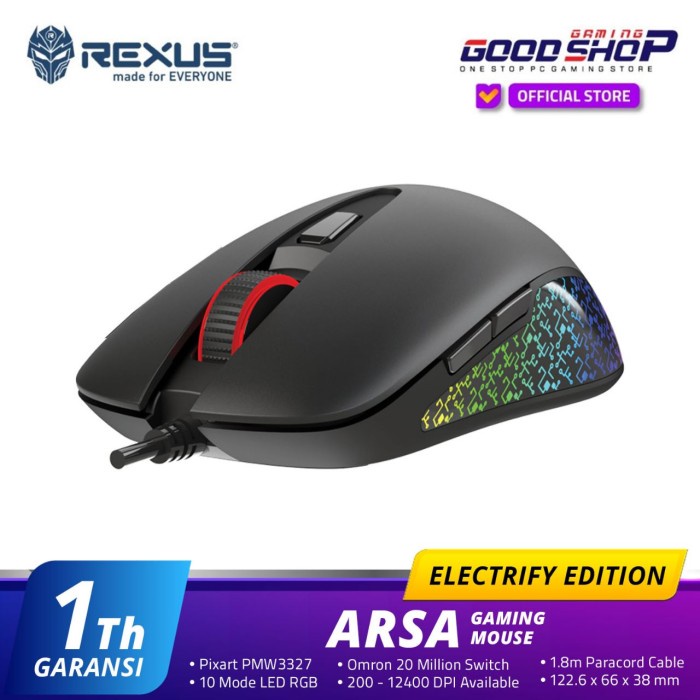 Rexus Arsa - Gaming Mouse
