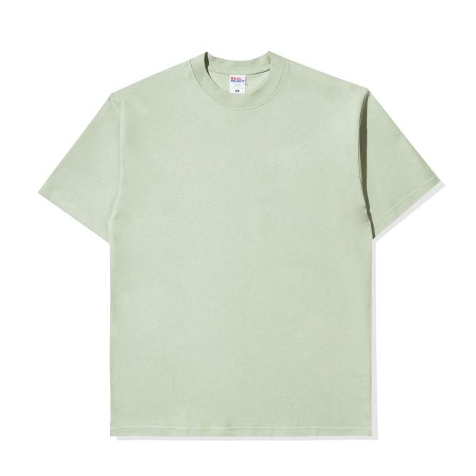 Kaos Polos 16s Real Heavy Goods Green Sage - Kaos Polos Classic Sage