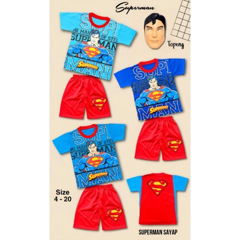 baju superman / kaos superman