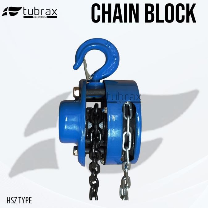 Tubrax Chain Block 2 Ton X 9Meter Lifting Hoist Takel Katrol Listrik
