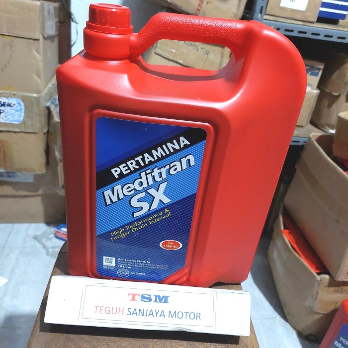 Oli Mesin Pertamina Meditran SX SAE 15W-40 10 Liter terlaris
