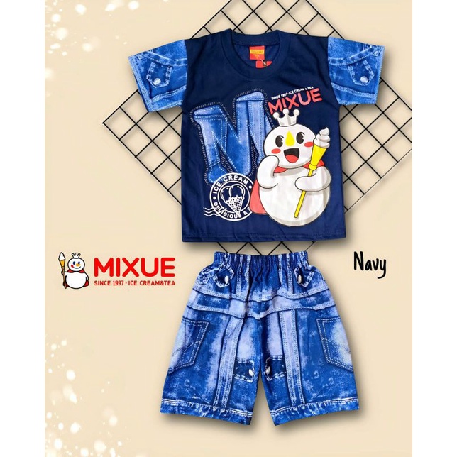 baju mixue / kaos mixue