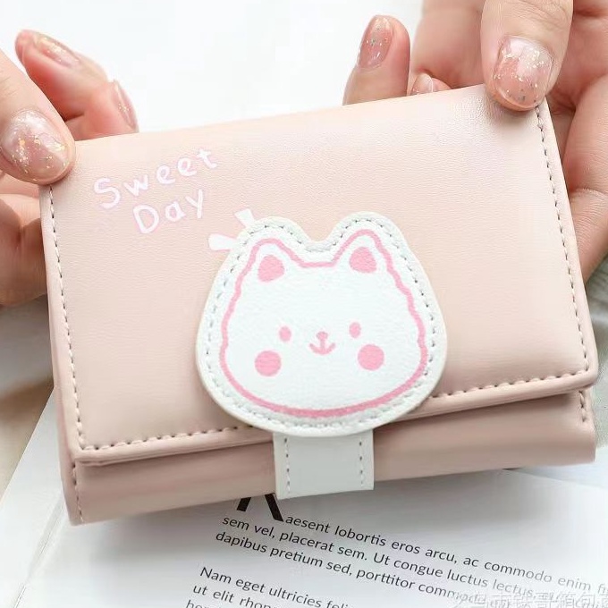 (5➸G☑ G) ASIN829 Dompet Lipat Mini Wanita Motif Animal  Fashion Wanita Import D232 Dompet Mini Porta